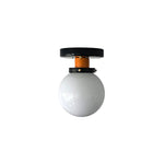 Milkball Glass Ceiling Lamp