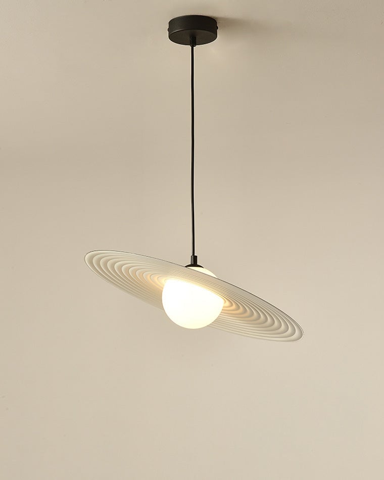 Miller Record Pendant Light – Modern Vinyl-Inspired LED Hanging Lamp for Living Spaces