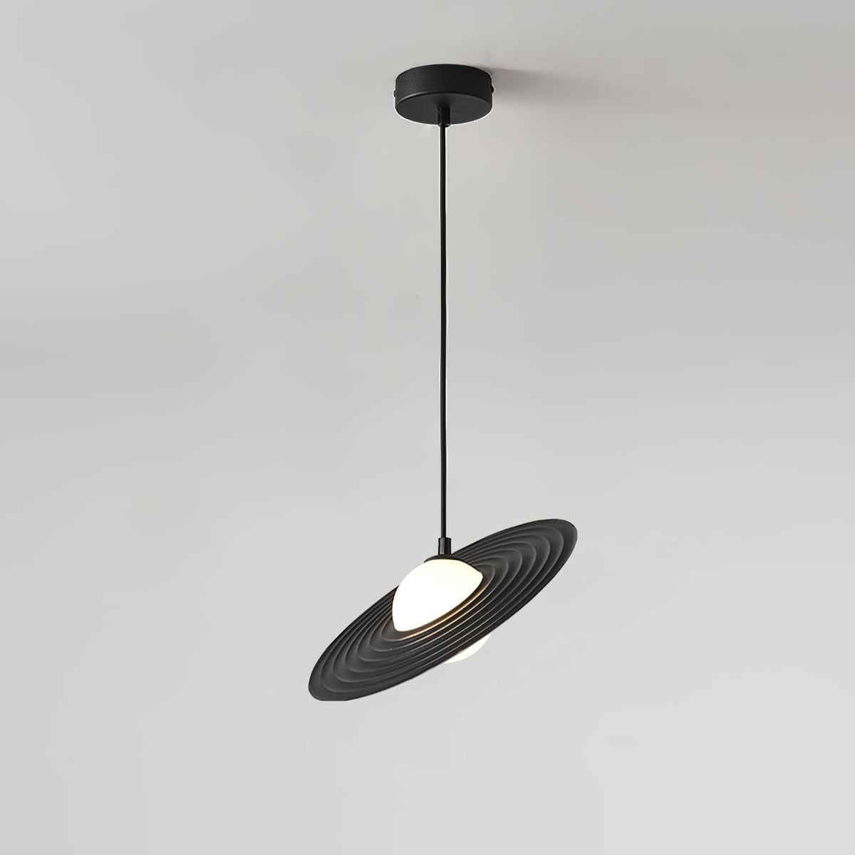 Miller Record Pendant Light – Modern Vinyl-Inspired LED Hanging Lamp for Living Spaces
