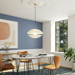 Miller Shell Pendant Light – Modern Glass & Metal Hanging Lamp for Dining, Kitchen, Bedroom