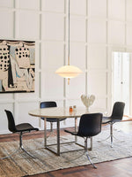 Miller Shell Pendant Light – Modern Glass & Metal Hanging Lamp for Dining, Kitchen, Bedroom