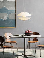 Miller Shell Pendant Light – Modern Glass & Metal Hanging Lamp for Dining, Kitchen, Bedroom