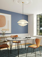 Miller Shell Pendant Light – Modern Glass & Metal Hanging Lamp for Dining, Kitchen, Bedroom
