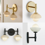 Milo Alabaster Double Wall Light — Modern Luxury Wall Sconce