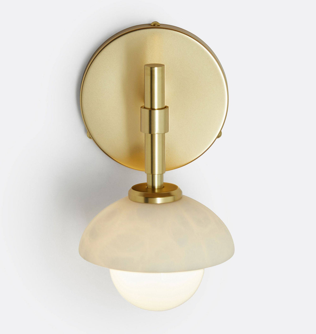 Milo Alabaster Double Wall Light — Modern Luxury Wall Sconce