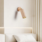 Milo Travertine Wall Sconce with Brass Accents for Modern Interiors