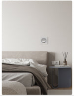Modern Recessed Wall Sconce with Rotating LED Head, Black Finish