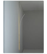 Sculptural Ribbon LED Wall Sconce in Silver – Modern Minimalist Lighting
