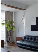 Sculptural Ribbon LED Wall Sconce in Silver – Modern Minimalist Lighting