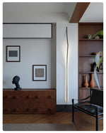 Sculptural Ribbon LED Wall Sconce in Silver – Modern Minimalist Lighting