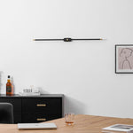 Minimalist Linear Rechargeable Wall Sconce – Cordless LED Vanity Light