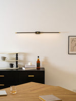 Minimalist Linear Rechargeable Wall Sconce – Cordless LED Vanity Light