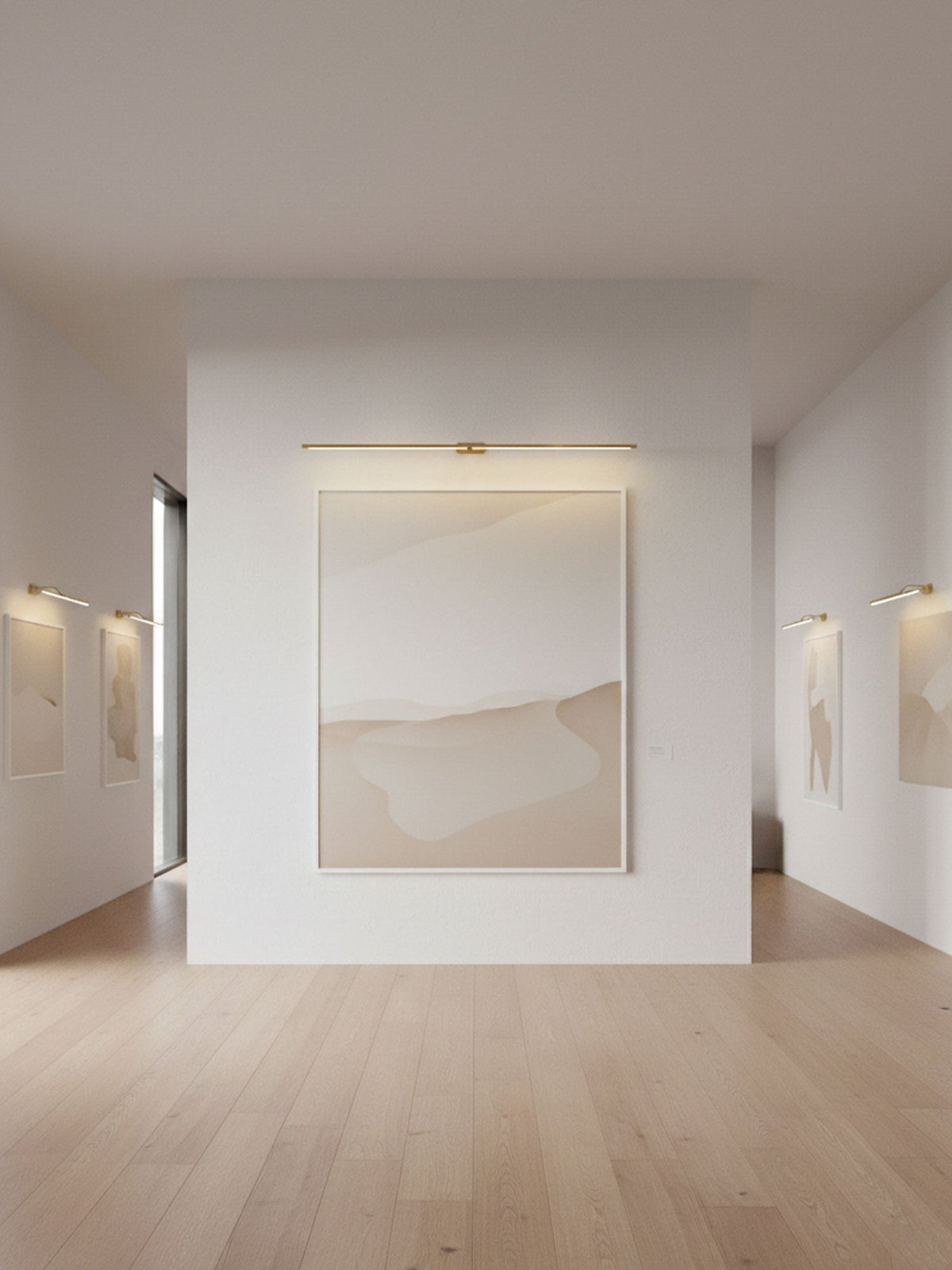 Minimalist Linear Rechargeable Wall Sconce – Cordless LED Vanity Light