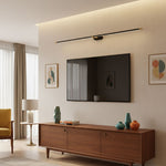 Minimalist Linear Rechargeable Wall Sconce – Cordless LED Vanity Light