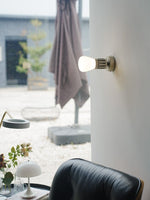 Adjustable Wall Sconce with Integrated LED for Reading and Ambient Light