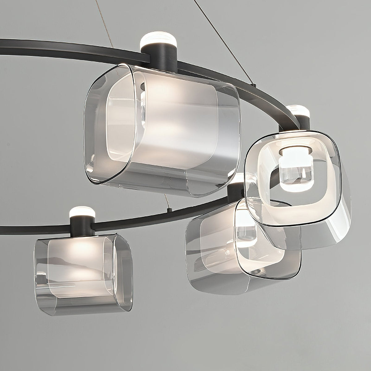 Minimalist Geometric Chandelier