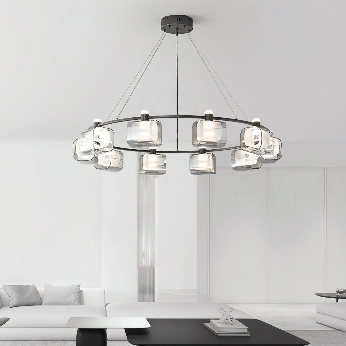 Minimalist Geometric Chandelier