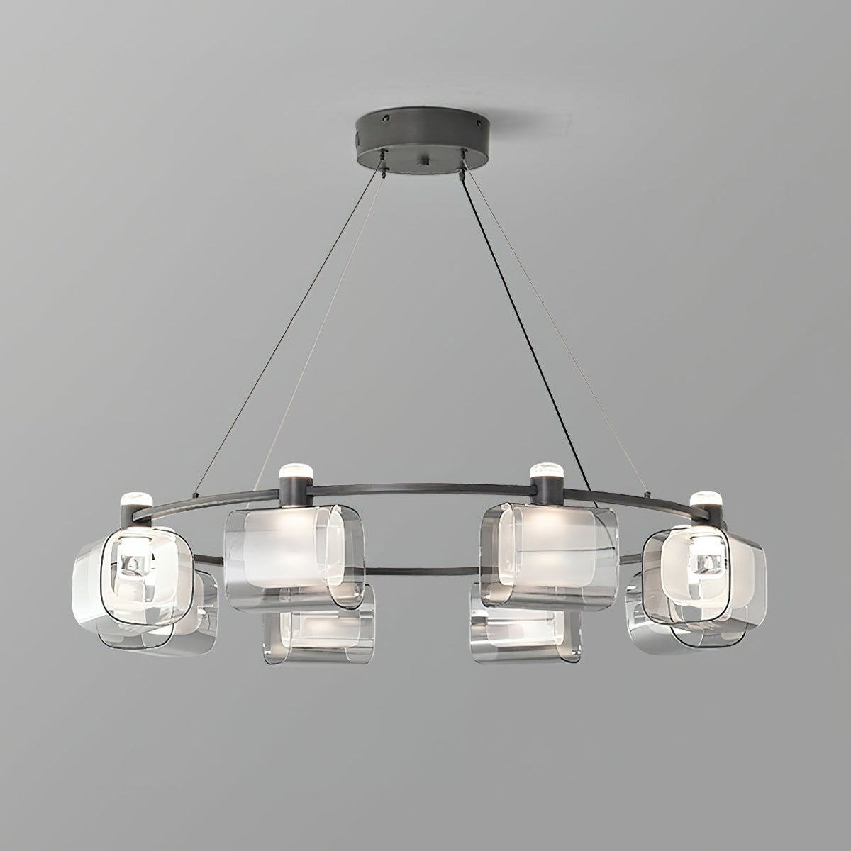 Minimalist Geometric Chandelier
