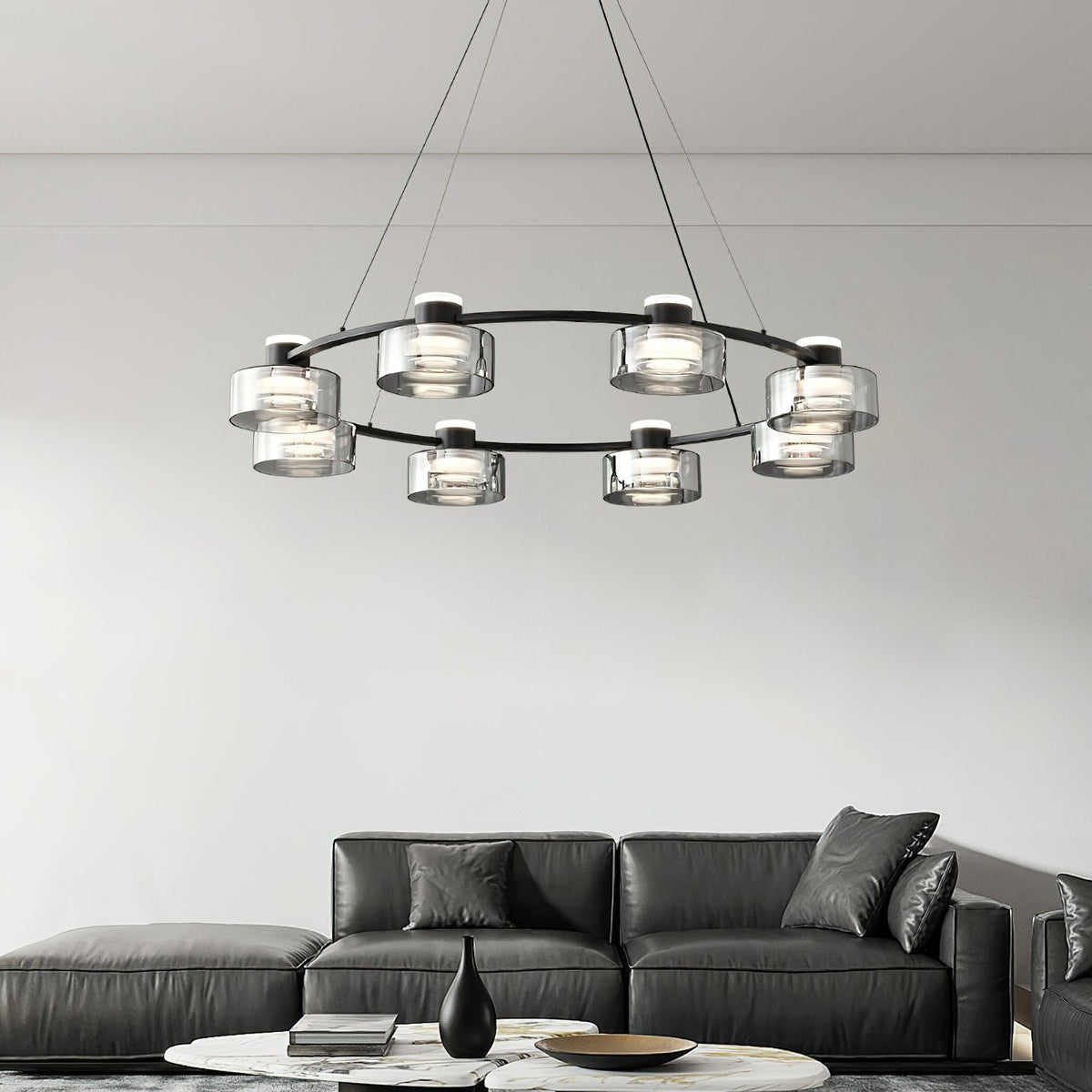 Minimalist Geometric Chandelier