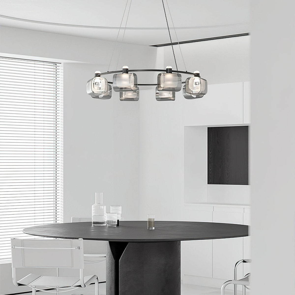 Minimalist Geometric Chandelier