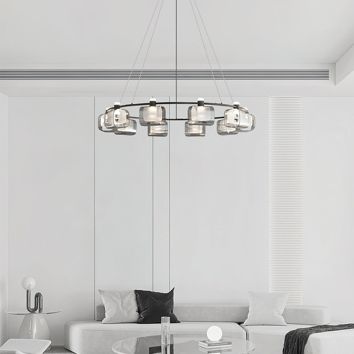 Minimalist Geometric Chandelier