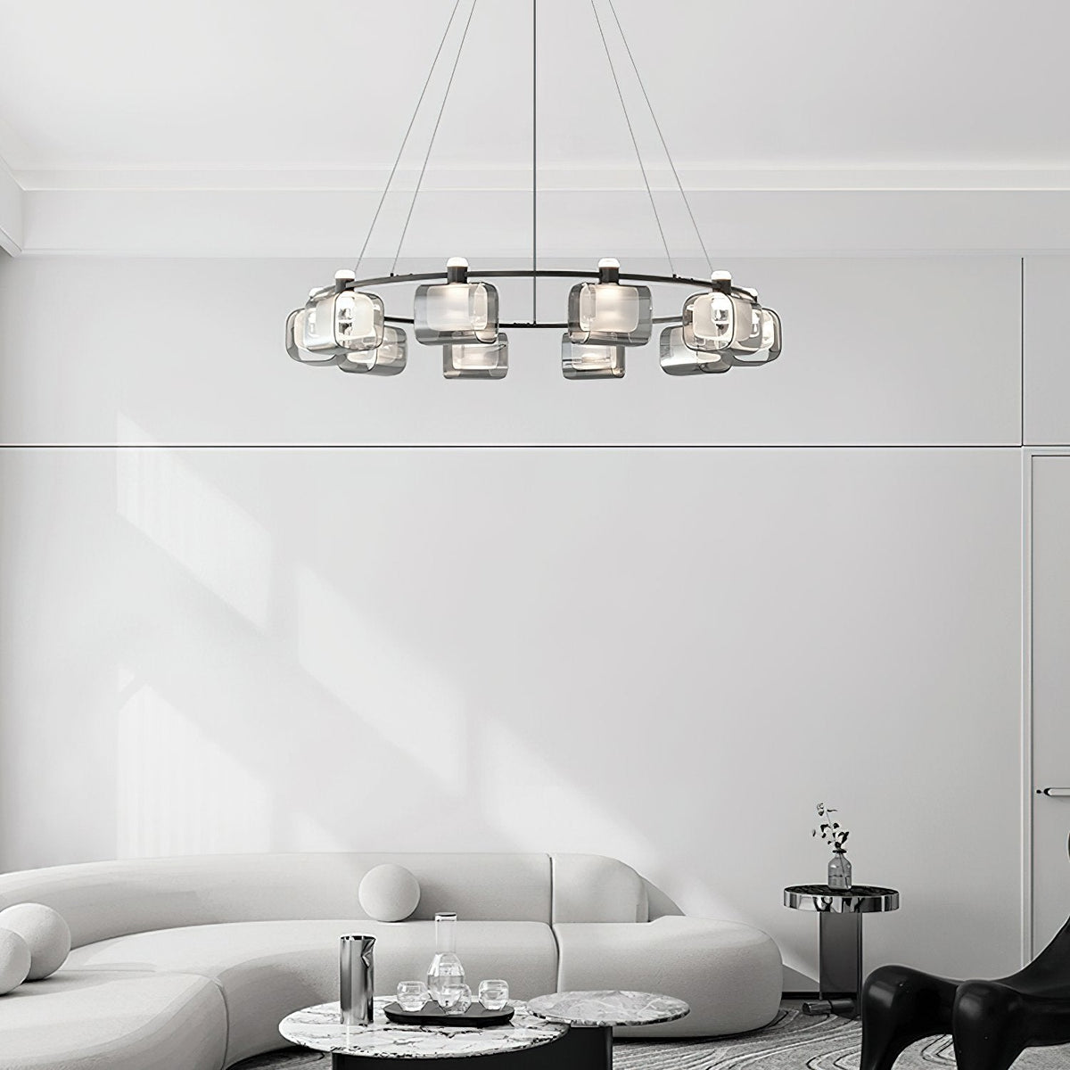 Minimalist Geometric Chandelier