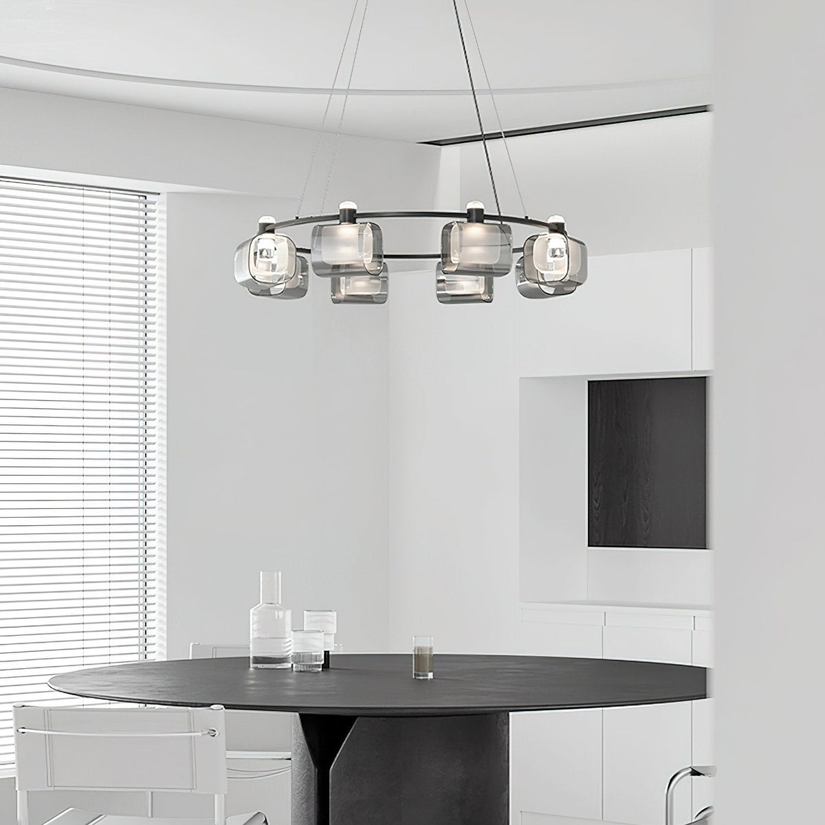 Minimalist Geometric Chandelier