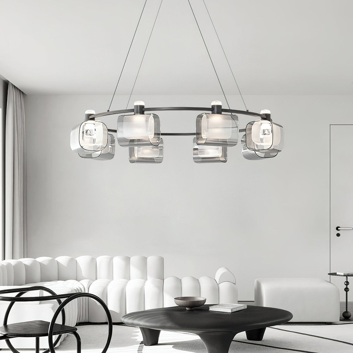 Minimalist Geometric Chandelier