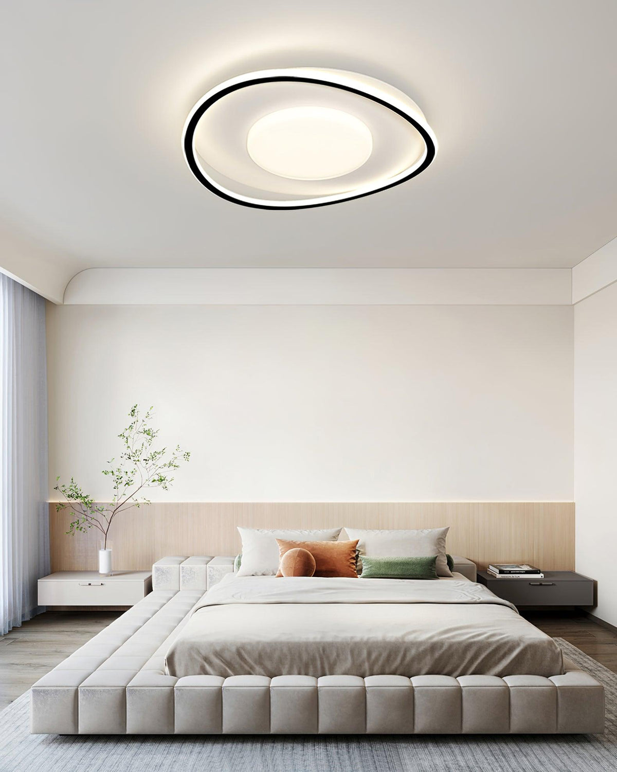 Minimalist Geometry Led Ceiling Light