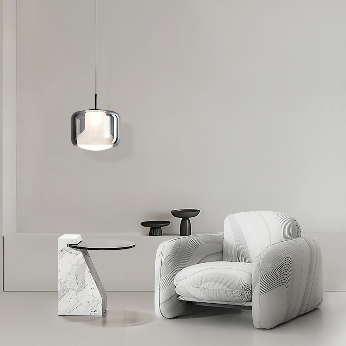 Minimalist Glass Pendant Lamp