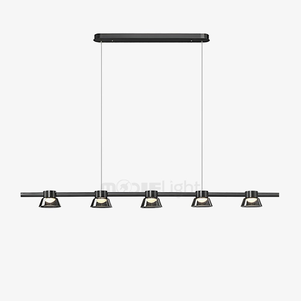 Minimalist Island Glass Chandelier