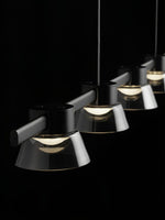 Minimalist Island Glass Chandelier