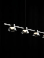 Minimalist Island Glass Chandelier