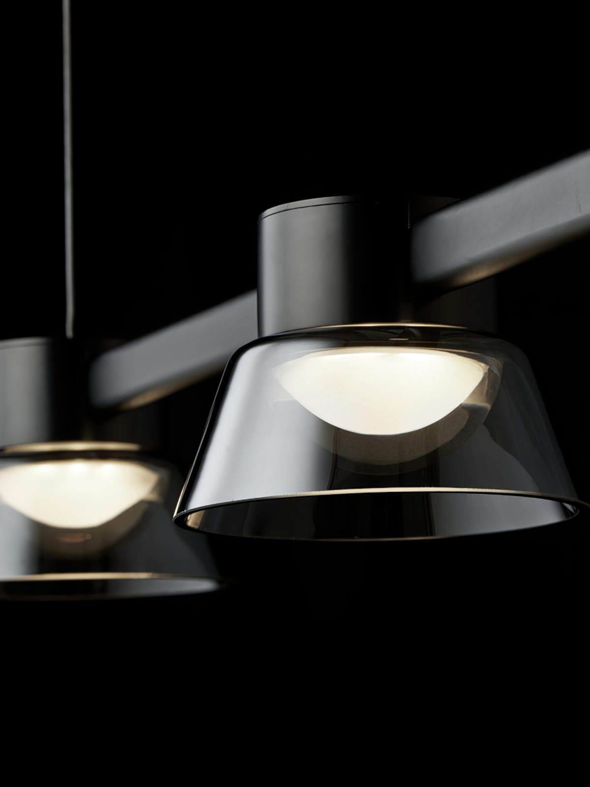 Minimalist Island Glass Chandelier