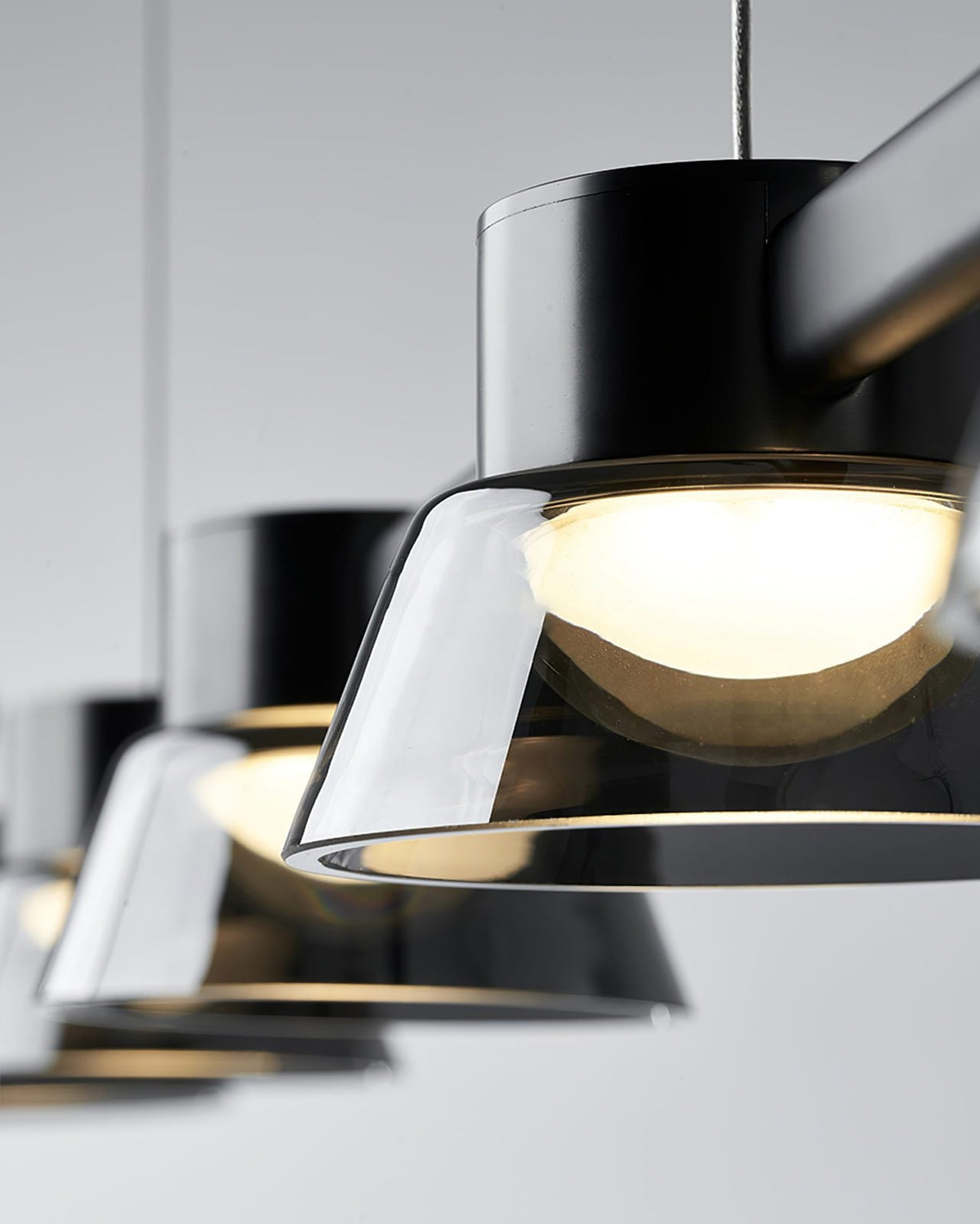 Minimalist Island Glass Chandelier