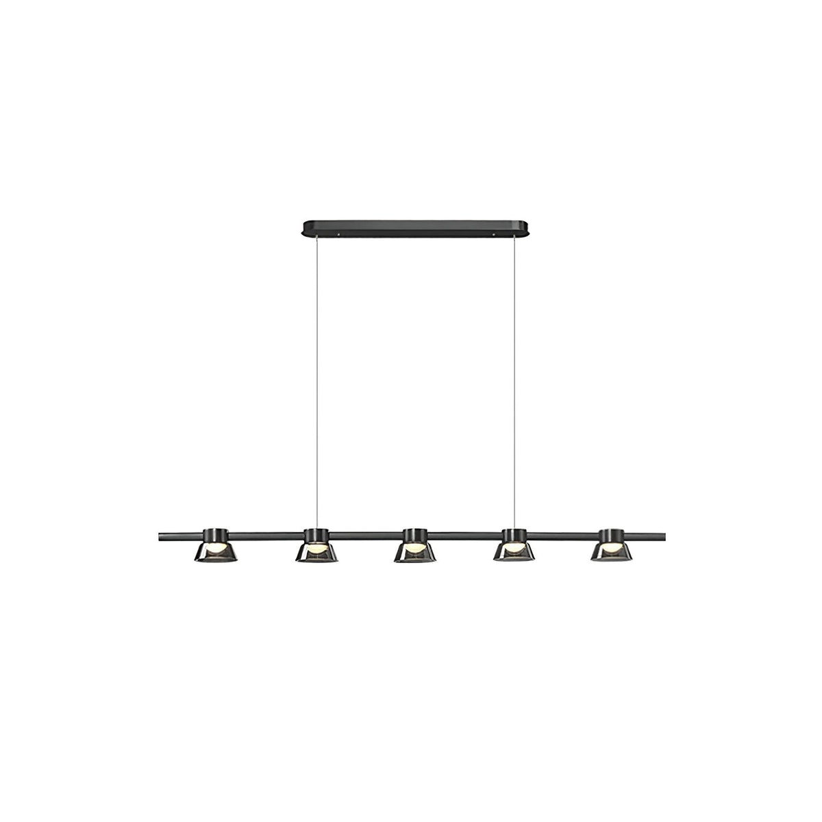 Minimalist Island Glass Chandelier