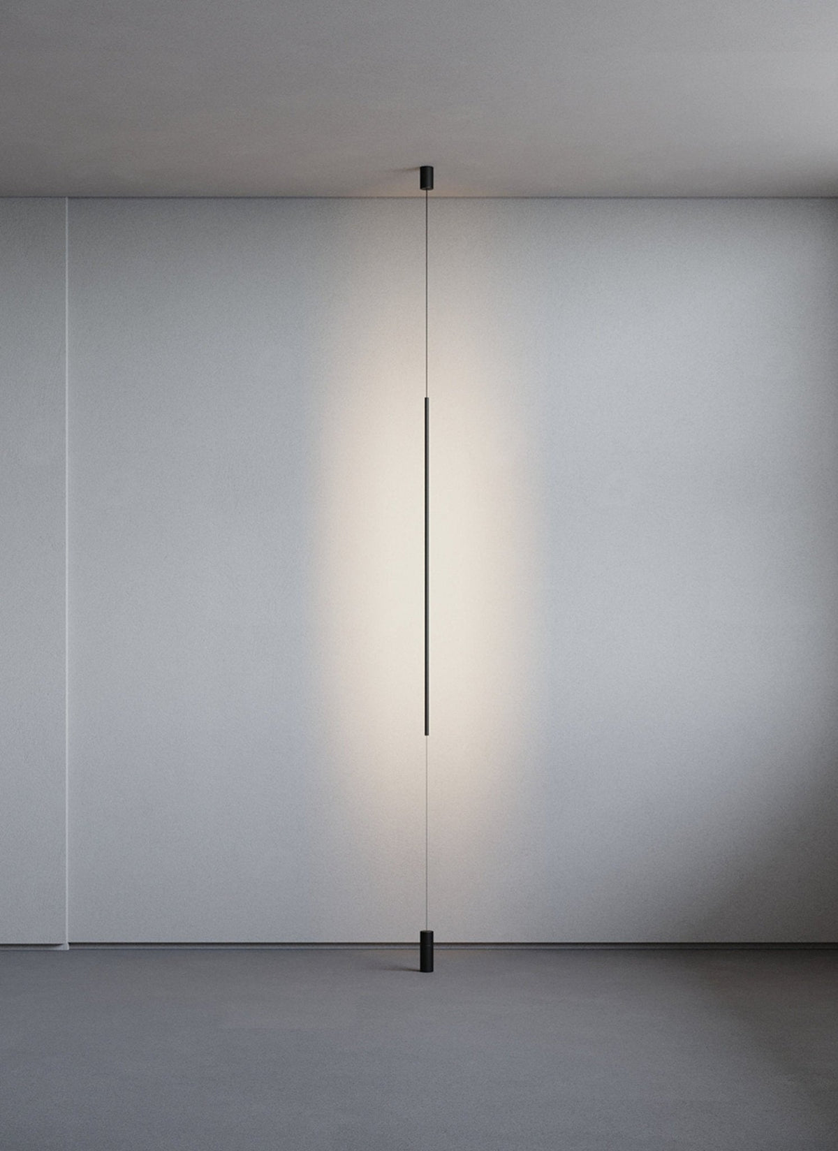 Linear LED Pendant Light – Minimalist Vertical Bar for Modern Interiors