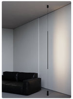 Linear LED Pendant Light – Minimalist Vertical Bar for Modern Interiors