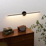 Modern Linear LED Wall Sconce for Bathroom Vanity and Artwork Lighting