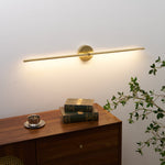 Modern Linear LED Wall Sconce for Bathroom Vanity and Artwork Lighting
