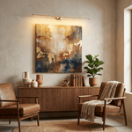 Minimalist Linear Rechargeable Wall Sconce – Cordless LED Vanity Light