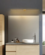 Minimalist Linear Rechargeable Wall Sconce – Cordless LED Vanity Light