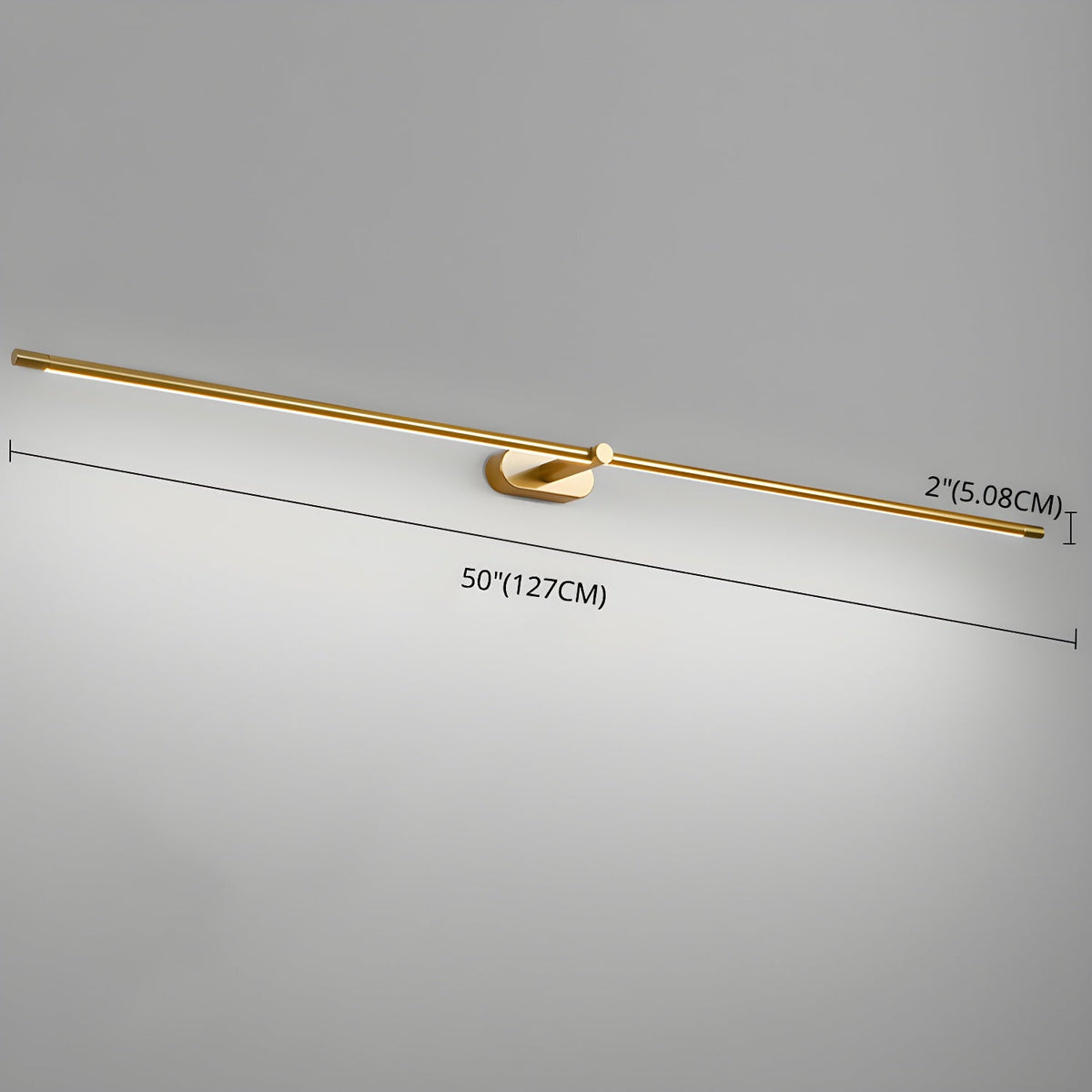Minimalist Linear Plug In Wall Lamp
