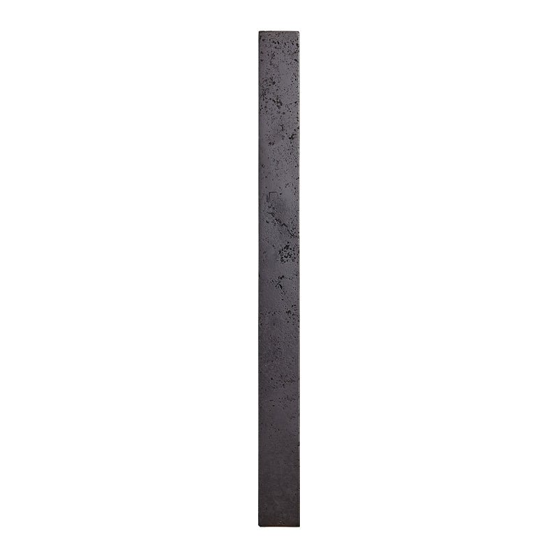 Black Travertine Linear Wall Sconce — Modern Stone Finish