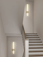 Linear LED Wall Sconce in Gold or Black for Modern Interiors