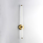 Linear LED Wall Sconce in Gold or Black for Modern Interiors