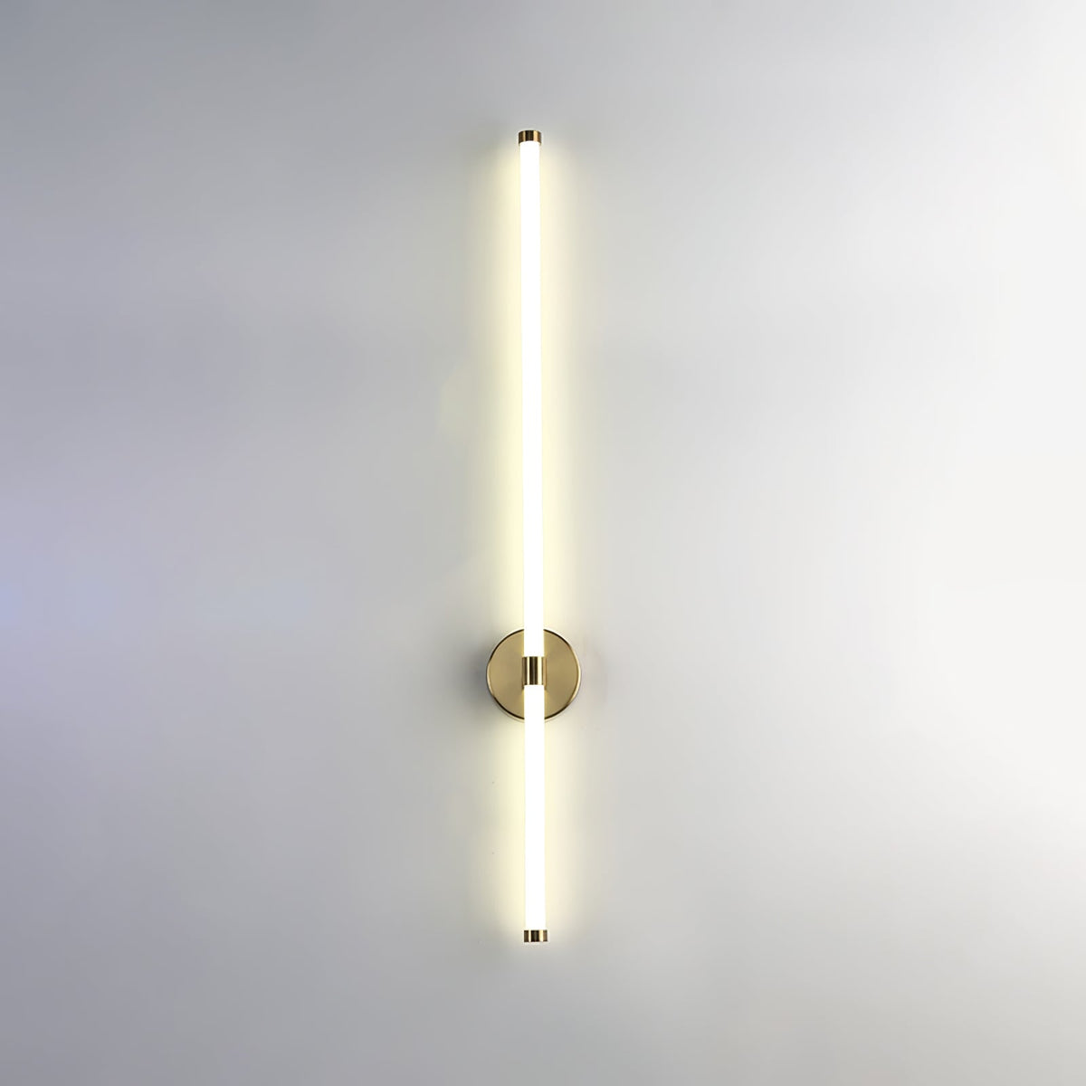 Linear LED Wall Sconce in Gold or Black for Modern Interiors