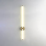 Linear LED Wall Sconce in Gold or Black for Modern Interiors