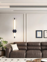 Linear LED Wall Sconce in Gold or Black for Modern Interiors