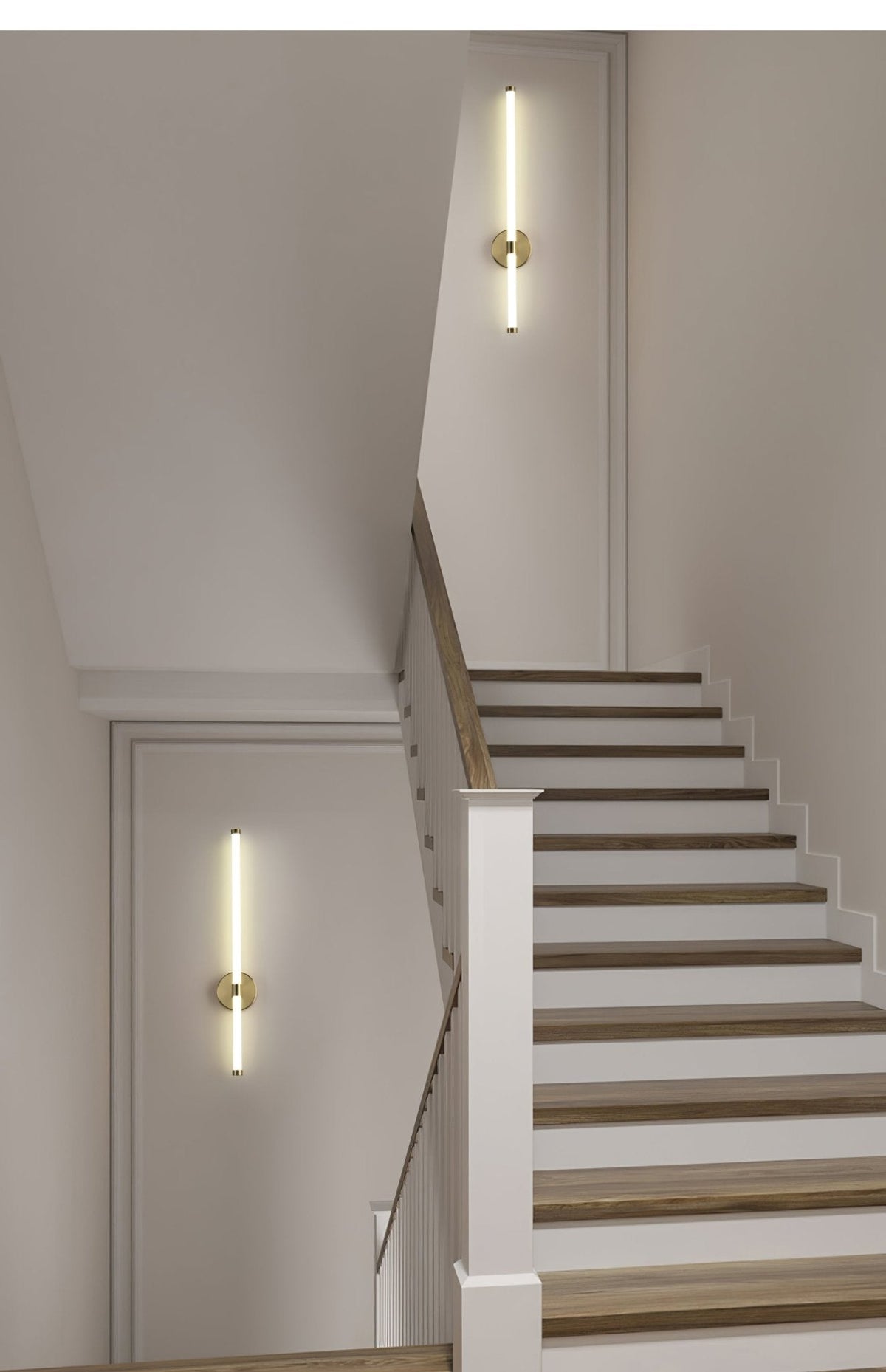 Linear LED Wall Sconce in Gold or Black for Modern Interiors